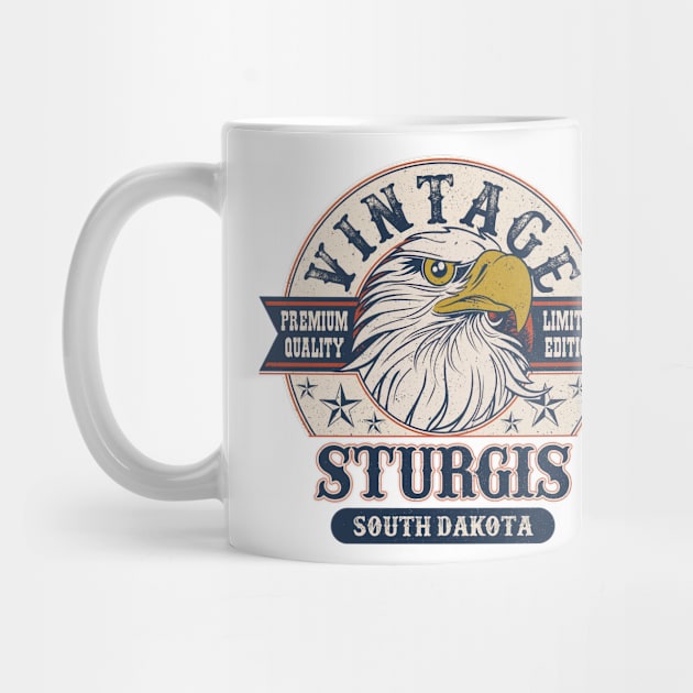 Sturgis South Dakota Retro Vintage Limited Edition by aavejudo